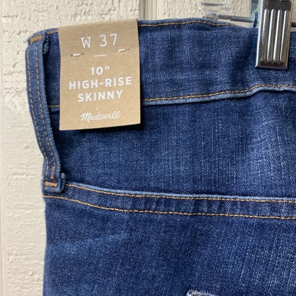 Madewell 10” high-rise skinny jeans adjustable edition, size 37. NWT. - Picture 8 of 12